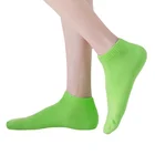 Носки женские ярких цветов, милые смешные рождественские, с лодочкой, на весну и лето