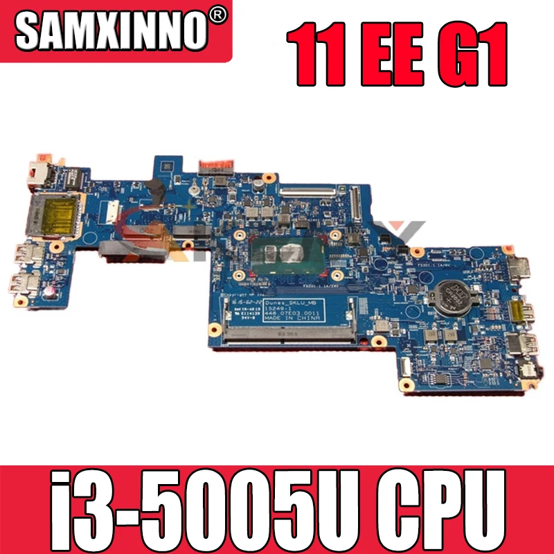 

Для HP Probook 11 EE G1 Материнская плата ноутбука w/i3-5005U процессор 448.04707.0021 809874-501 809874-001 809874-601 100% рабочих