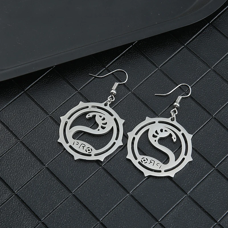 Побег из Tarkov серьги в виде капель с змея Форма Серьги-Подвески ручной работы