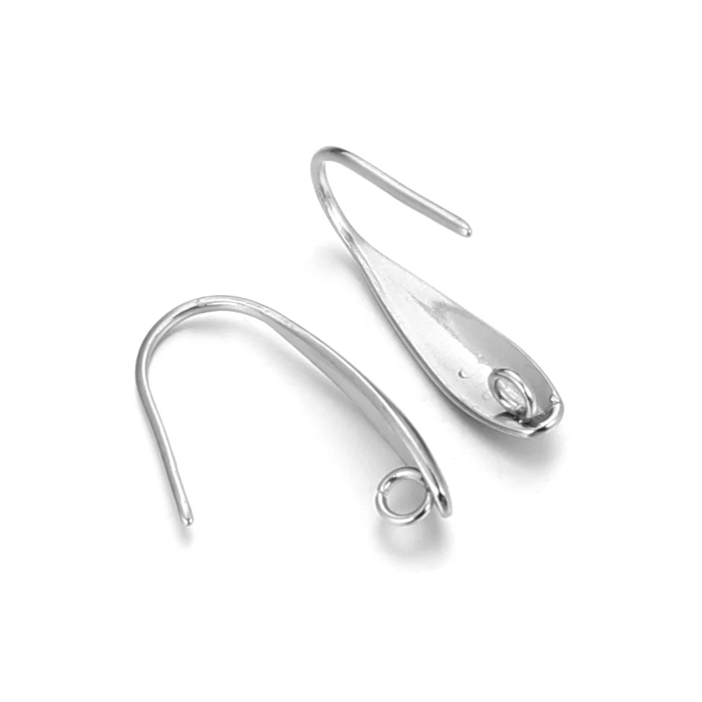 steel B Semitree, 50 шт., 316, нержавеющая сталь, проволока для ушей, крючки,, Золотые серьги, фурнитура, сделай сам, для изготовления ювелирных изделий, серьги, аксессуары для рукоделия - Цвет: steel B