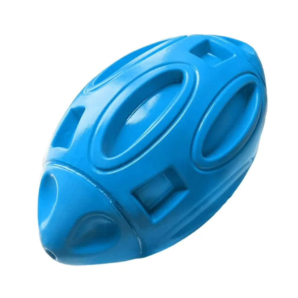 

Pet Supplies Dog Toys Safety Rubber Sounding Rugby Bite-resistant Sounding Dog Ball High Quality Rubber