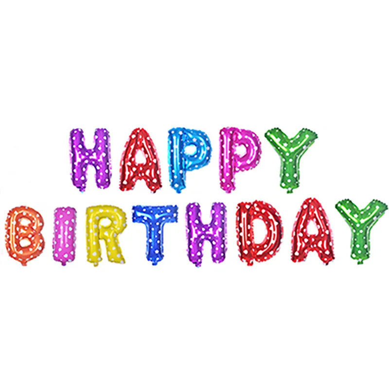 

2pcs Birthday Decoration balloon letter aluminum film balloon party supplies birthday letter BALLOON Birthday supplies