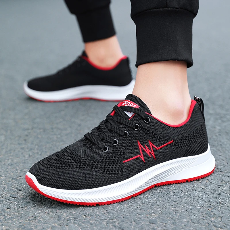 

Summer New Men's Shoes 2021 Fashion Casual Single Shoes Lightweight Men's Mesh Breathable Running Shoes Shoes