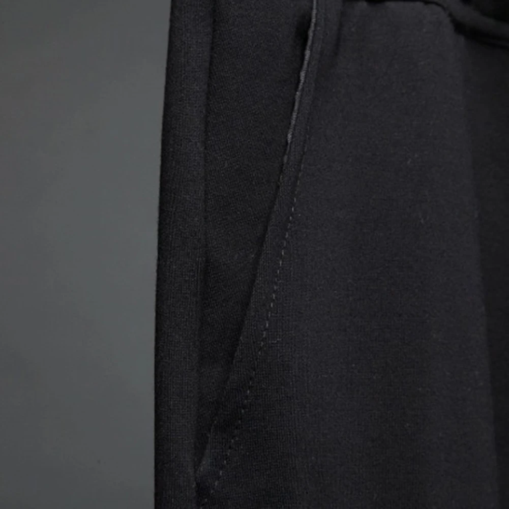 Мужские повседневные спортивные длинные брюки-карандаш с завязкой на талии и