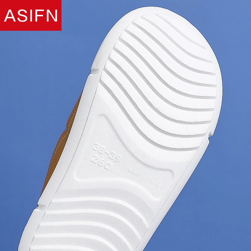 Тапки ASIFN из хлопка и ПУ для женщин водонепроницаемые зимние кожаные домашние