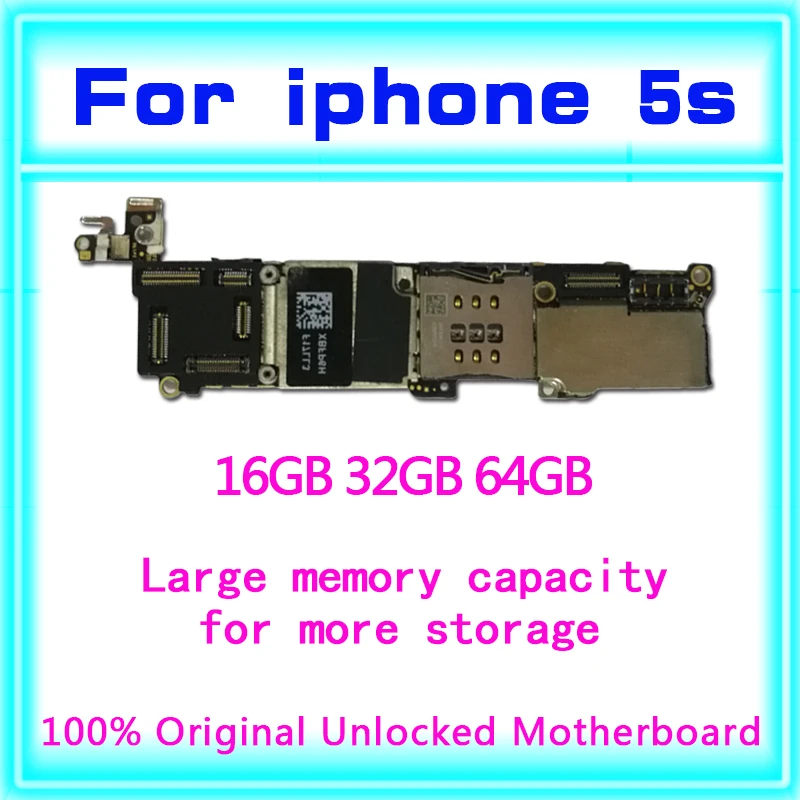 Полная разблокированная материнская плата для iphone 5S 100% оригинал с сенсорным