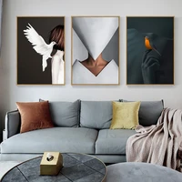 art modern birds geometry canvas decorative painting poster picture album photo home decor wall art room decoration accessories