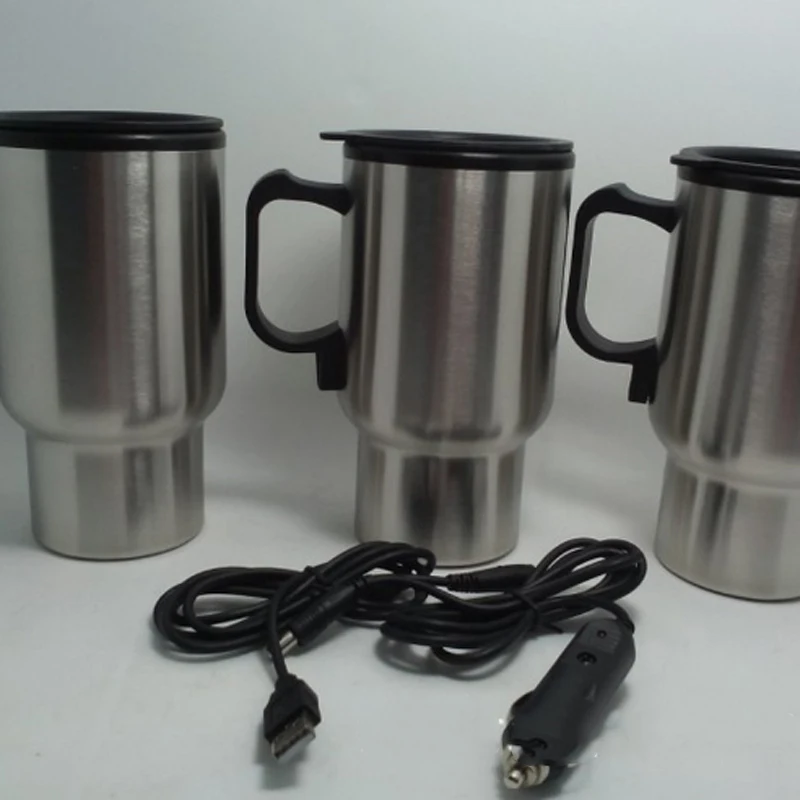 450 мл автомобильный подлокотник нагревательный кофе дорожный термос чашка для