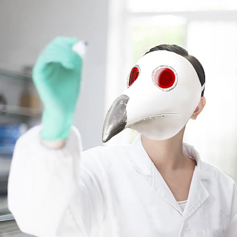 Чумной Доктор костюм птицы длинный нос маска с клювом взрослых стимпанк на