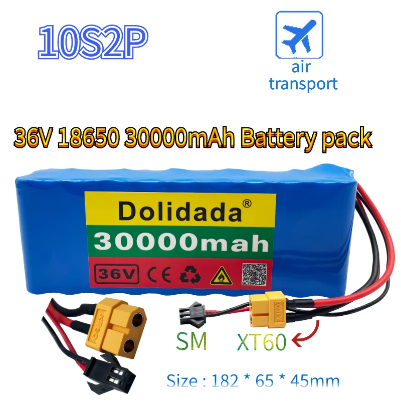 

Free shipping100% brand new36V10S2P 30Ah battery500W high power battery30000mAh power bicycle, electric bicycle power batteryBMS
