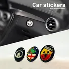 Маленькие круглые наклейки для салона автомобиля Jaguars Xf Android X250 Xe F E Pace Pesca Xj 3000 1000, 10 шт., автомобильные аксессуары
