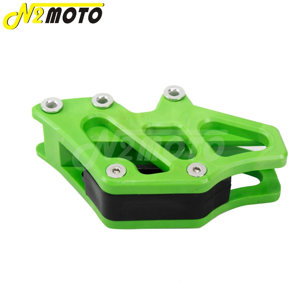 Бездорожье для мотокросса зеленая Пластиковая направляющая цепи защита Kawasaki KX250F