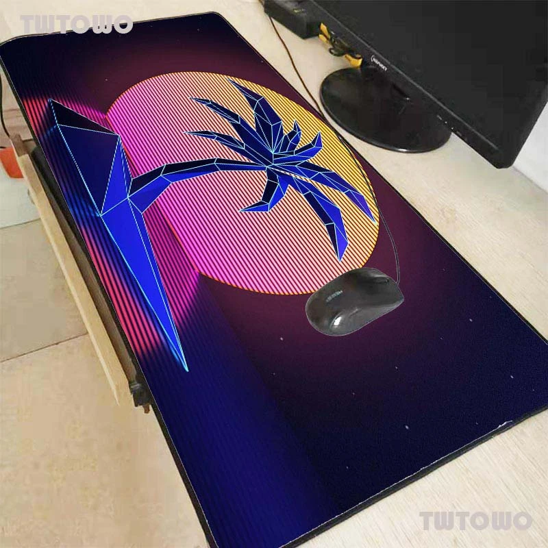 

Hot Sell Extra Large Mouse Pad Abstraction Art Tree Gaming Mouse-pad Natural with sewn edges Gaming Mouse Mat