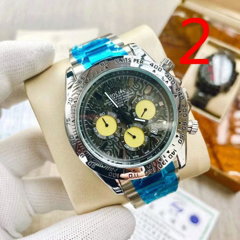 

Модные мужские роскошные дизайнерские механические часы классические черные часы стальной ремешок Календарь деловой бренд часы мужской п...