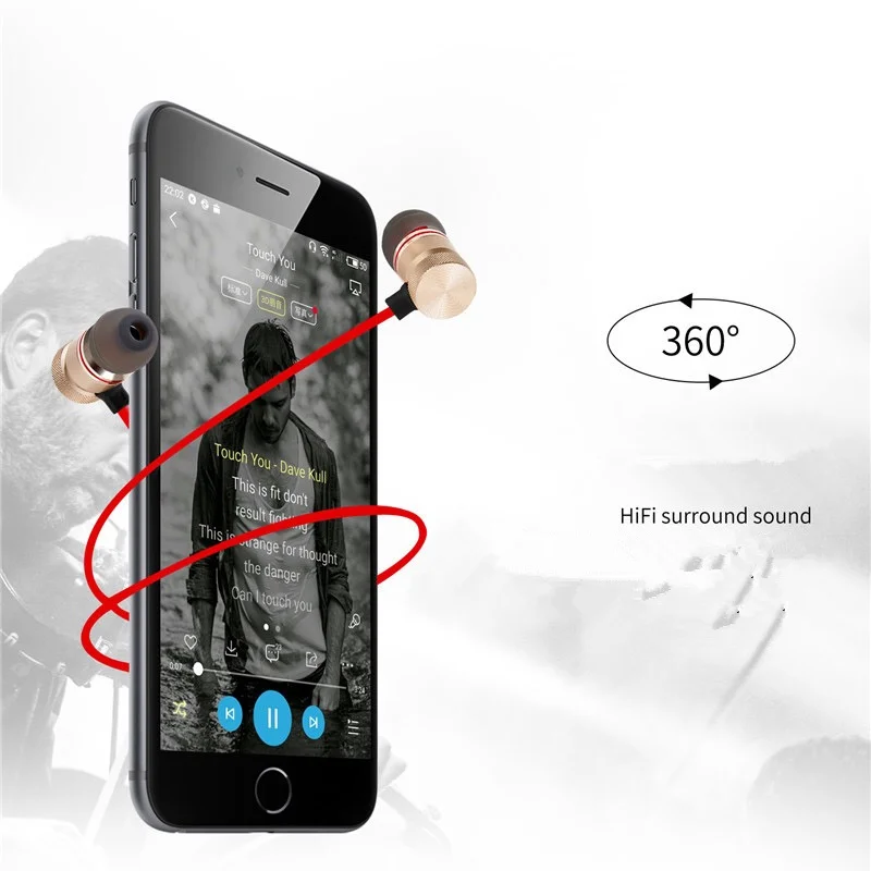 Шумоподавление Водонепроницаемая bluetooth гарнитура головная повязка Спортивная