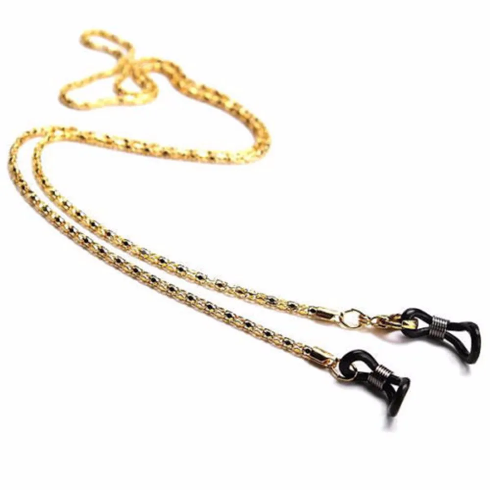 61cm gold 3 Очки для глаз, солнцезащитные очки, цепочка для очков, держатель шнура, шнурок, ожерелье, цепочка для очков, держатель шнура, ремешок для шеи, веревка - Цвет: 61cm gold 3