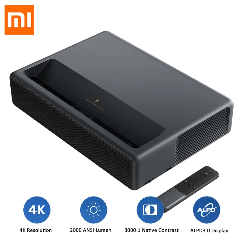 

Xiaomi Mijia лазерный проектор для телевизора 4K 1S 2000 ANSI люмен Умный домашний кинотеатр 150 дюймов проектор Android HDR10 Dolby аудио проектор