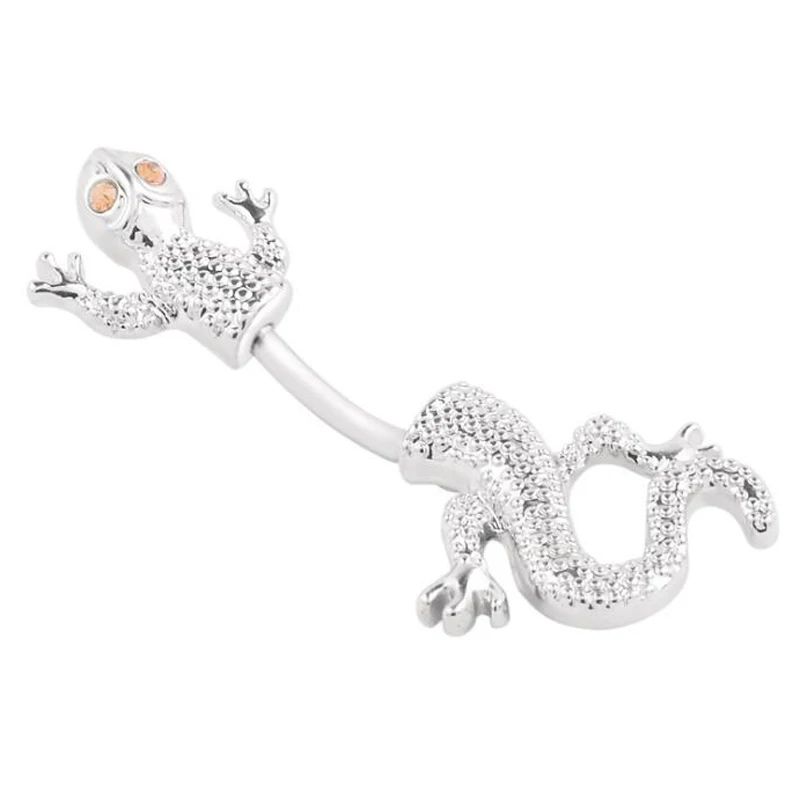 Ювелирные изделия для пирсинга gecko из нержавеющей стали 316L с отверстиями