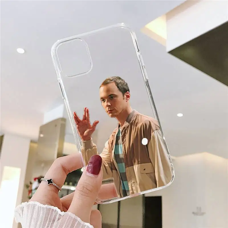 

Bazinga The Big Bang Theory Phone Case Transparent soft For iphone 5 5s 5c se 6 6s 7 8 11 12 plus mini x xs xr pro max