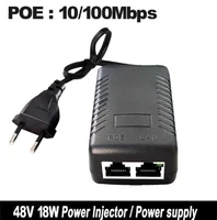 poe injector dc 48v passtive poe power supply suitable for ip camerawireless ap euusauuk power adapter