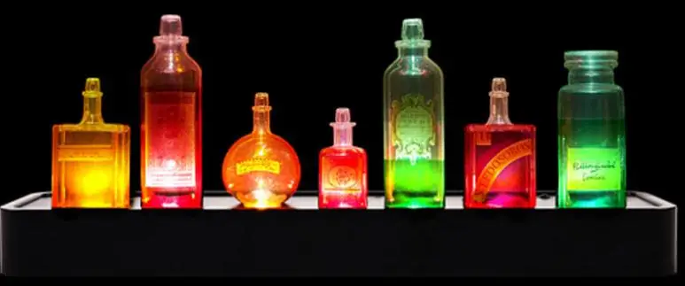 Набор волшебных светильников Harried Potion Bottle с голосовым управлением подарок на