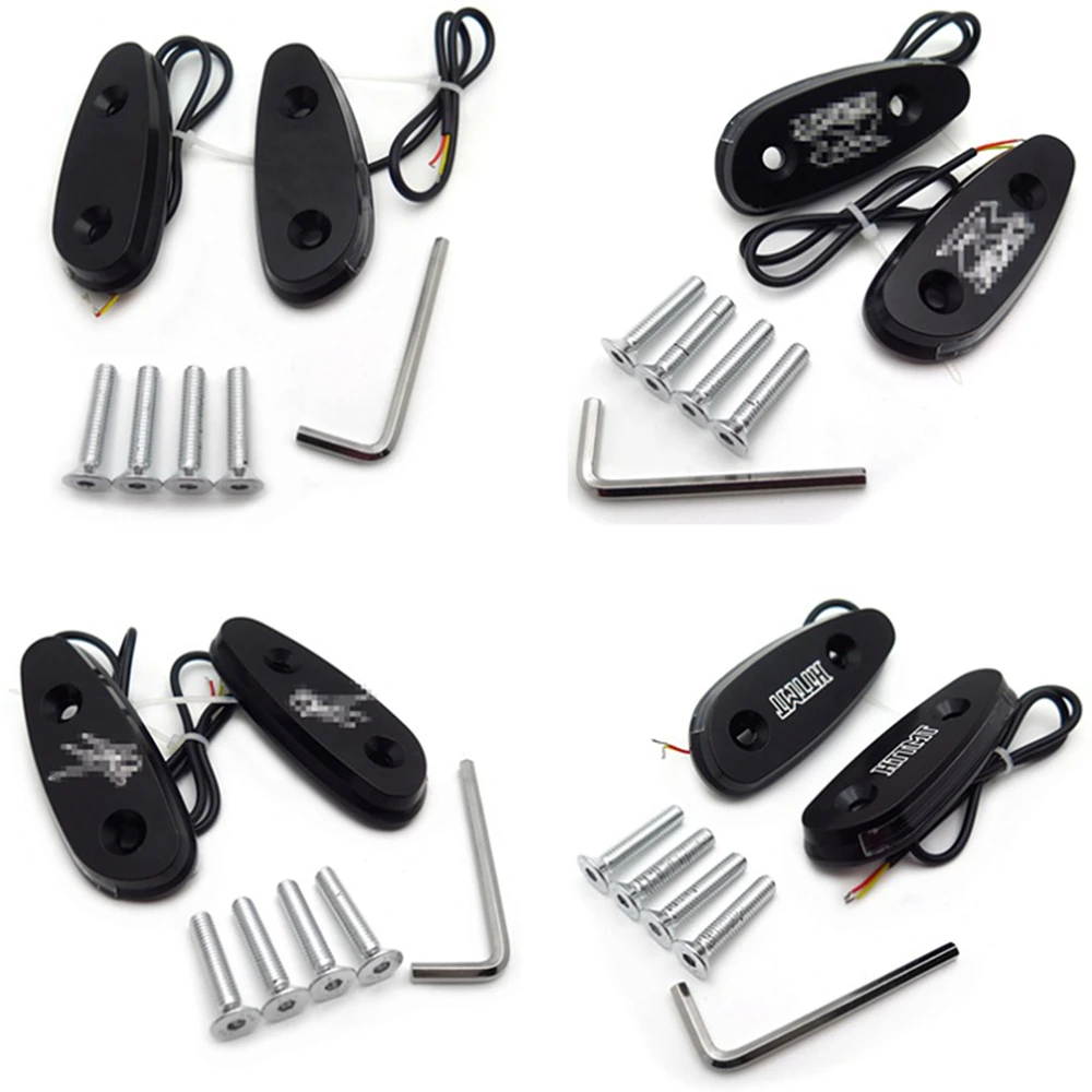 Бесплатная доставка Мотоцикл Запчасти светодиодный сигнал зеркало блокировать