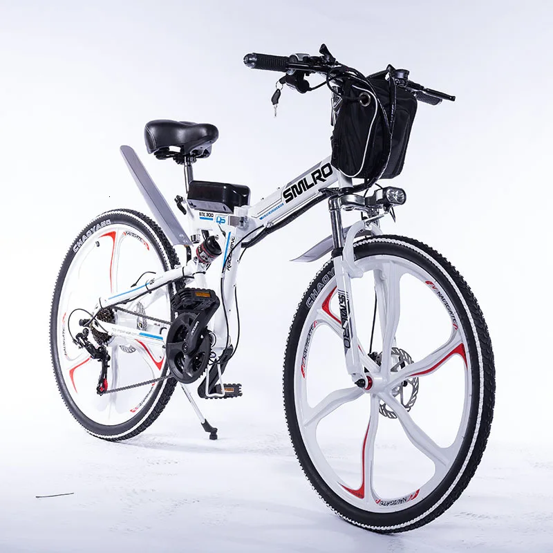 26 &quotMX300 складной электрический велосипед Shimano 7 Скорость электронного велосипеда