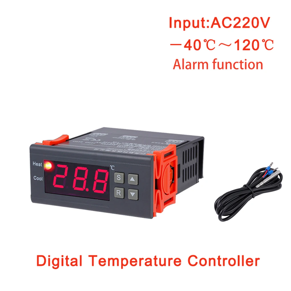 MH1210B AC220V цифровой термостат электронный контроль температуры стол холодильное Отопление управление Лер тепловой регулятор