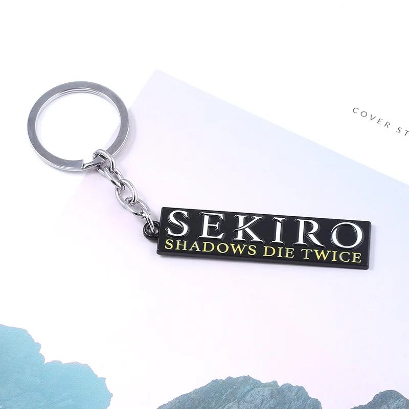 Хит продаж брелок для ключей с логотипом Sekiro : Shadow Die Two подвеской SEKIRO мужчин