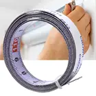 Деревообрабатывающий 123456m в центре с измерительной линейкой; Самоклеящаяся Нержавеющаясталь метрических трек рулетка