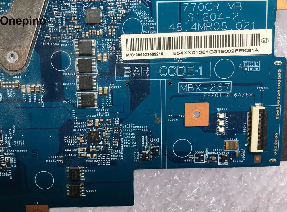 

MBX-267 SVE171 SVE1712C5E SVE1712L1EB HM76 2