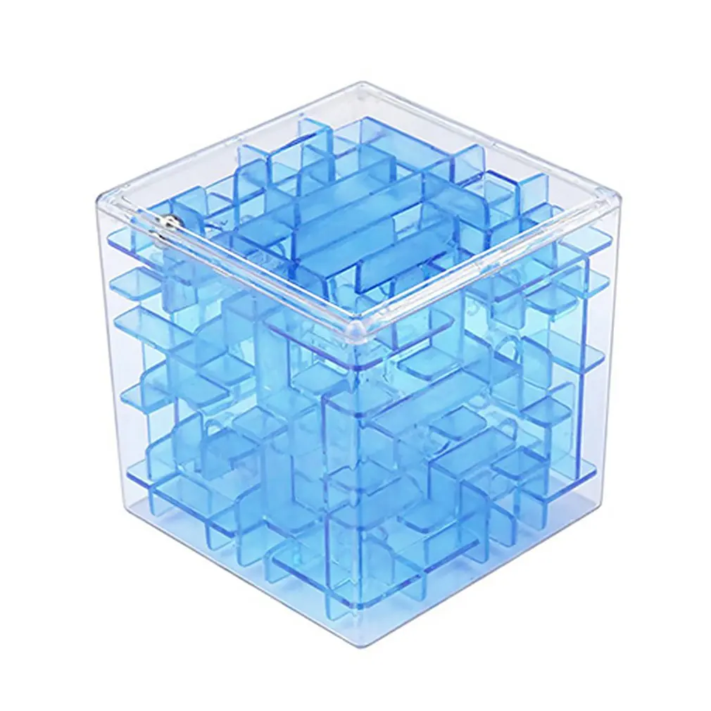 3D Mini Speed Cube Maze Toy Magic Cube Puzzle Game Three-dimensional Maze Rolling Ball Magic Learning Toys For Children Adult