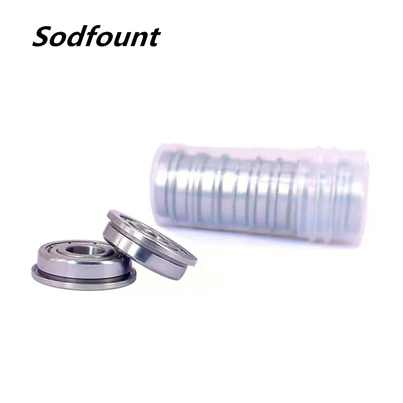 

50pcs Flange with side ribs miniature small bearings F683 F684 F685 F686 F687 F688 F689 ZZ