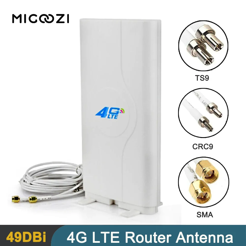 3G 4G LTE MIMO антенна с высоким коэффициентом усиления 49DBI блестящая быстрая