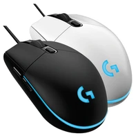 g102 lightsync wired gaming mouse backlit mechanica side button glare mouse macro laptop usb home office logitech g102