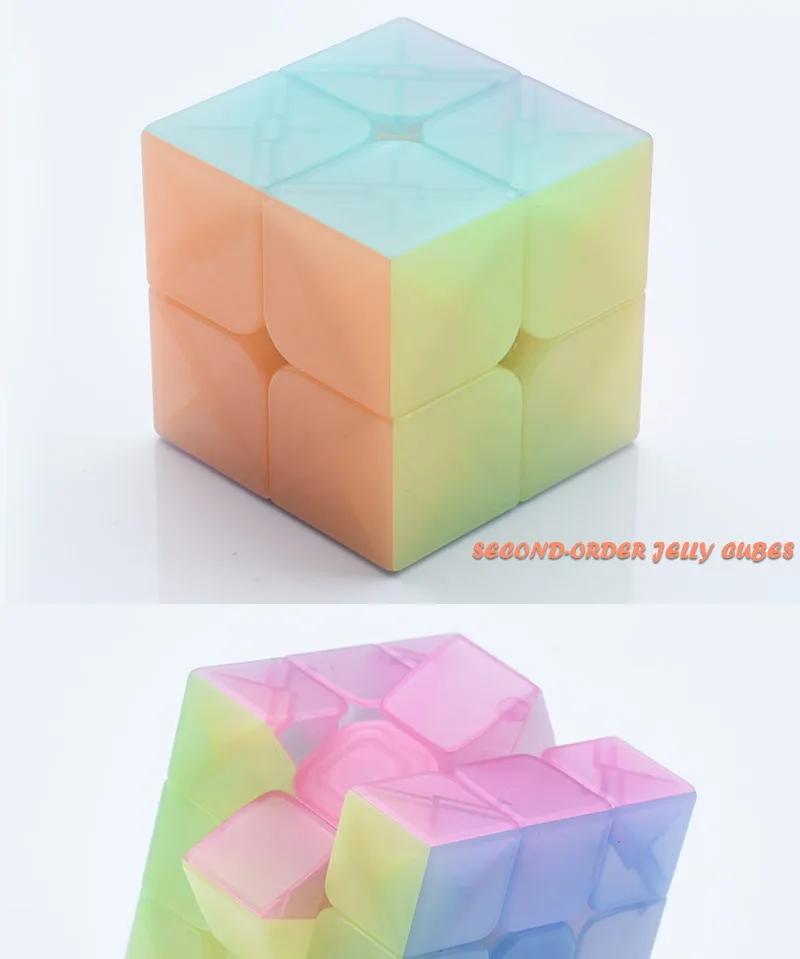 2x2x2 3x3x3 кубики желе прозрачный Cubo скорость карман Cubo Развивающие игрушки для детей подарок gxwj
