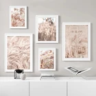 Настенные плакаты и принты в скандинавском стиле, настенная Картина на холсте с изображением натурального тростника, пшеницы, насеарии, для гостиной