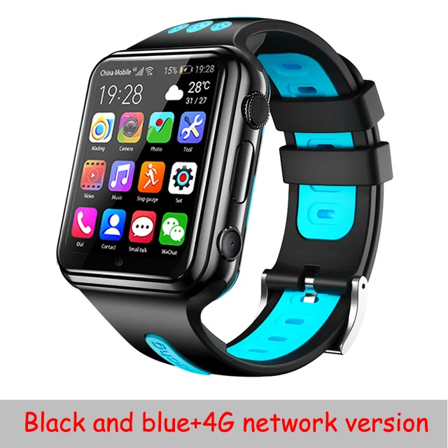 smart gps wifi trace location student kids phone watch android 9 0 clock bluetooth remote camera whatsapp smartwatch 4g sim card free global shipping