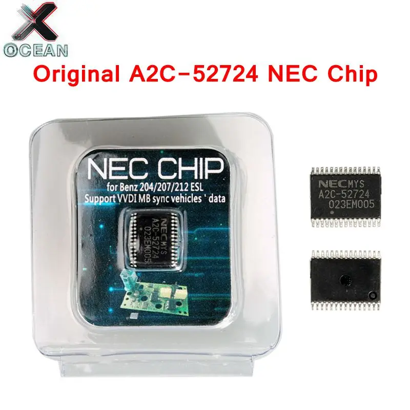 ГОРЯЧАЯ Оригинальная ESL ELV A2C-45770 A2C-52724 NEC Чип для Mercedes Benz W204 W207 W211 Поддержка VVDI MB BGA