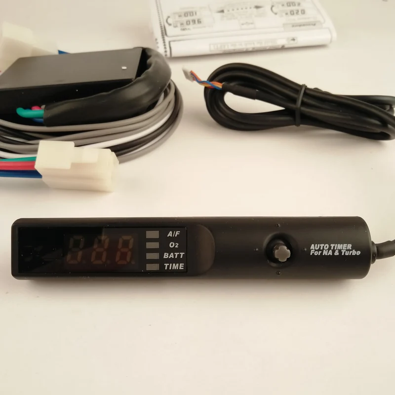 Универсальный автомобильный электронный цифровой турботаймер 12 В Красный