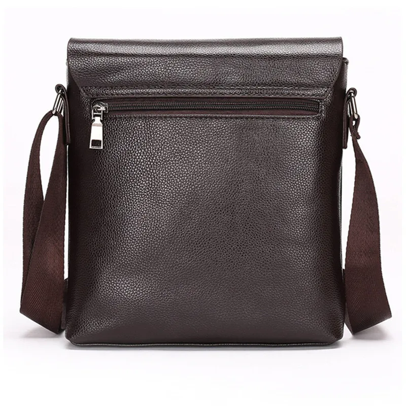 Модные мужские сумки через плечо мужская повседневная кожаная сумка-мессенджер