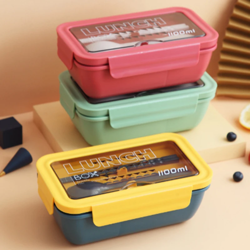 Посуда из пшеничной соломы контейнер для хранения пищевых продуктов Портативный