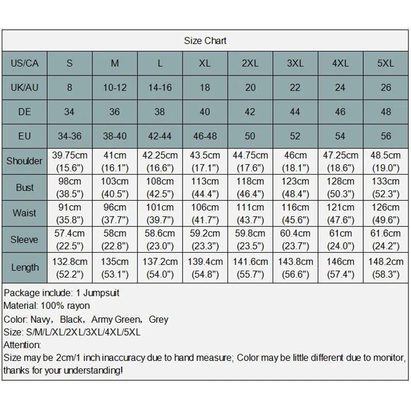 

Women Plus Size 5XL Rompers Celmia Long Sleeve Jumpsuits Autumn Fashion Zipper Casual Belted Stand Collar Cargo Pants Overalls