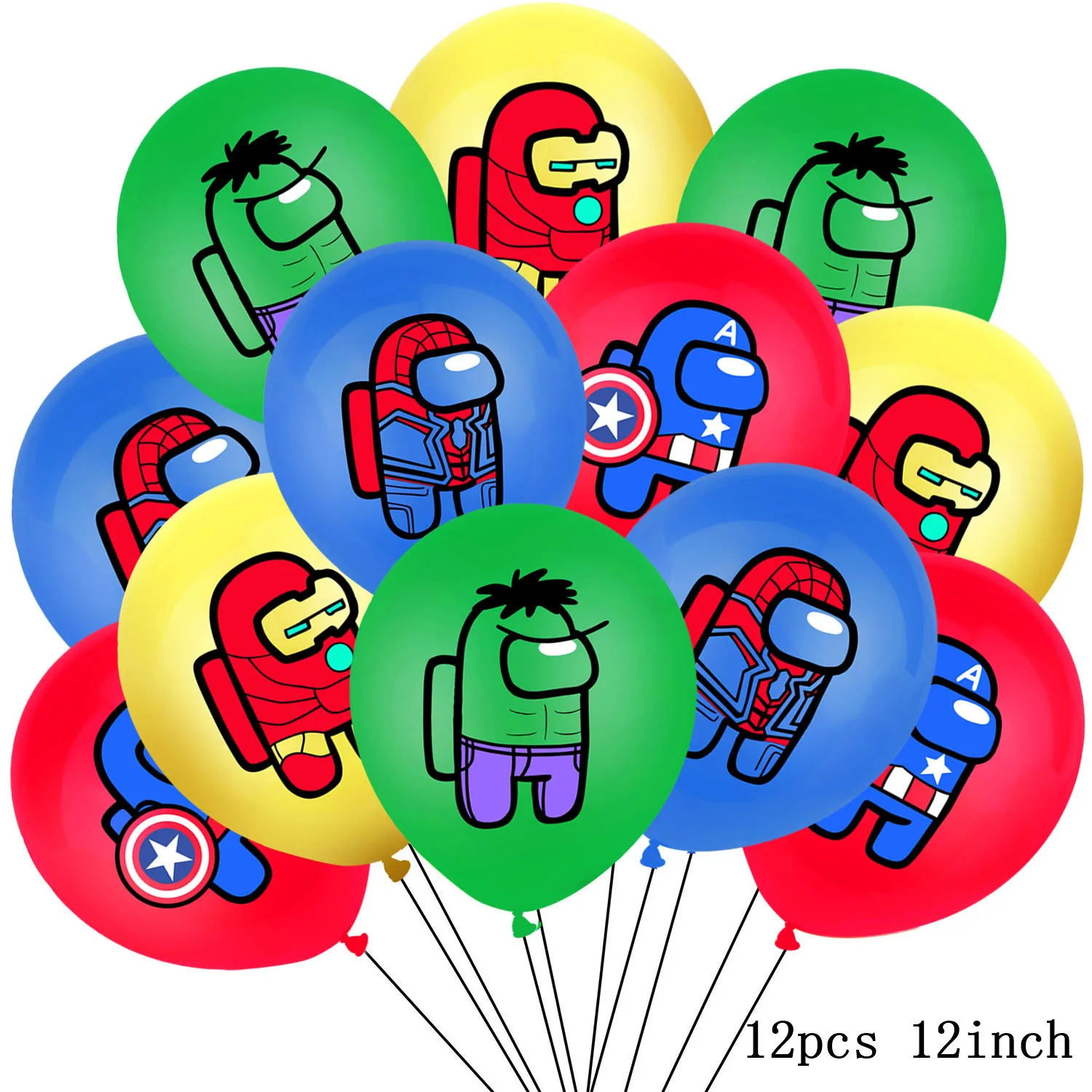 1 комплект фольгированные воздушные шары с надписью Crewmate | Дом и сад