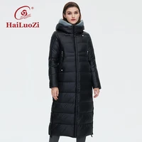 hailuozi 2021 womens winter jacket long style women coat thick hooded fashion unique design female zipper cotton parkas 6022
