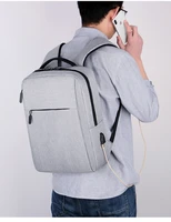 skoanbe backpack mens leisure outdoor usb charge charging sports backpack business computer bag travel bag external outside bag