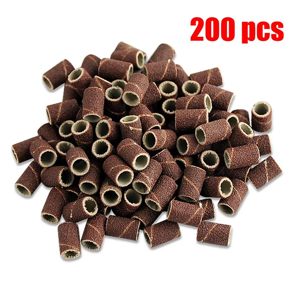 Аксессуары для Dremel 200 шт. шлифовальные ленты ногтей 80 120 180 зернистость пилка