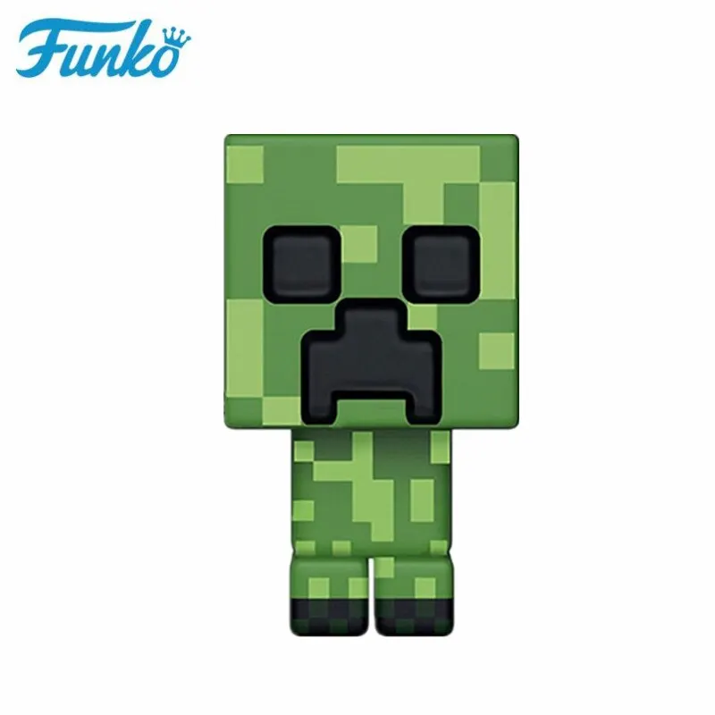 Funko поп Minecraft фигурка Стива в алмазной доспехах Creeper модель Стива коллекционные игрушки 10 см - Цвет: Creeper No Box