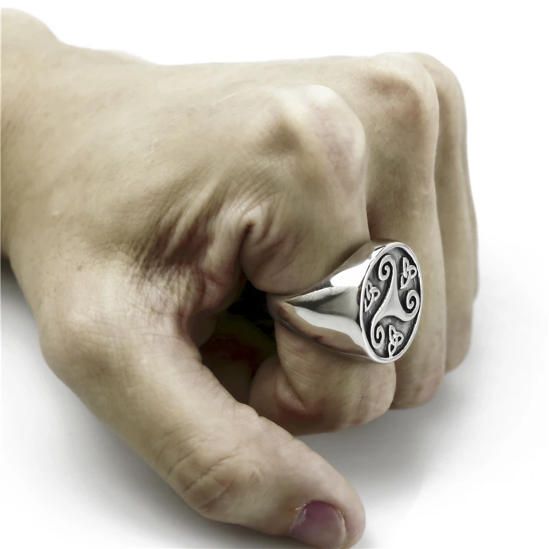 Кольца Elfasio из нержавеющей стали для мужчин и мальчиков кельтский узел