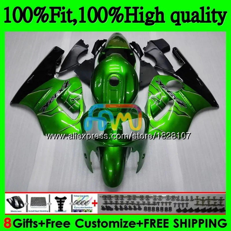 

Injection For KAWASAKI Green flames ZX1200 C ZX 1200 12R 1200CC 00 01 20BS.2 ZX 12 R ZX-12R ZX12R 00 01 2000 2001 OEM Fairings